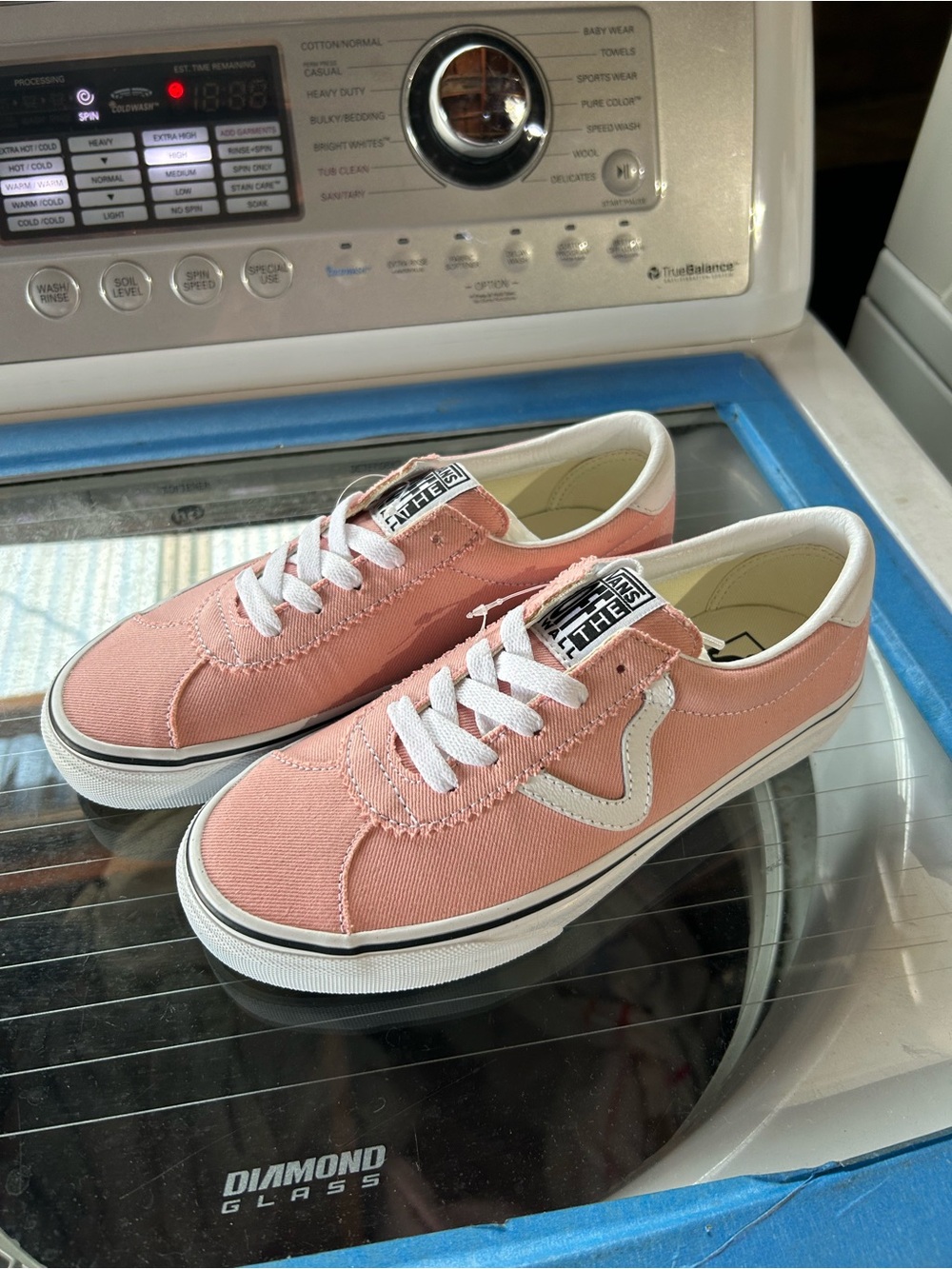 Vans Canvas Sneakers with White Trim Size 7